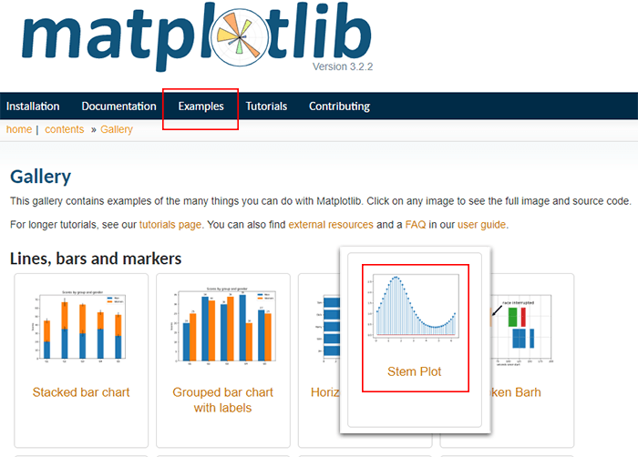 Python et matplotlib